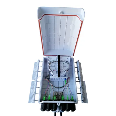 24 lõi Bộ tách đầu cuối có cáp quang IP65 ngoài trời FTTX Hộp