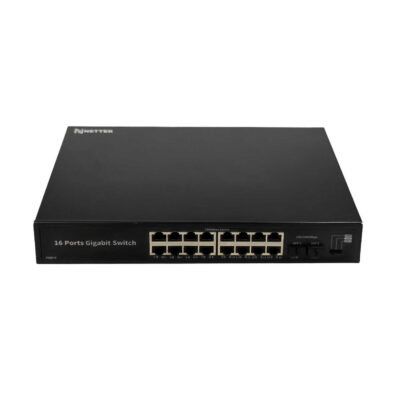 Bộ Chia Mạng 16 Cổng Tốc Độ 1000Mbps NETTEK NT-E16G2S