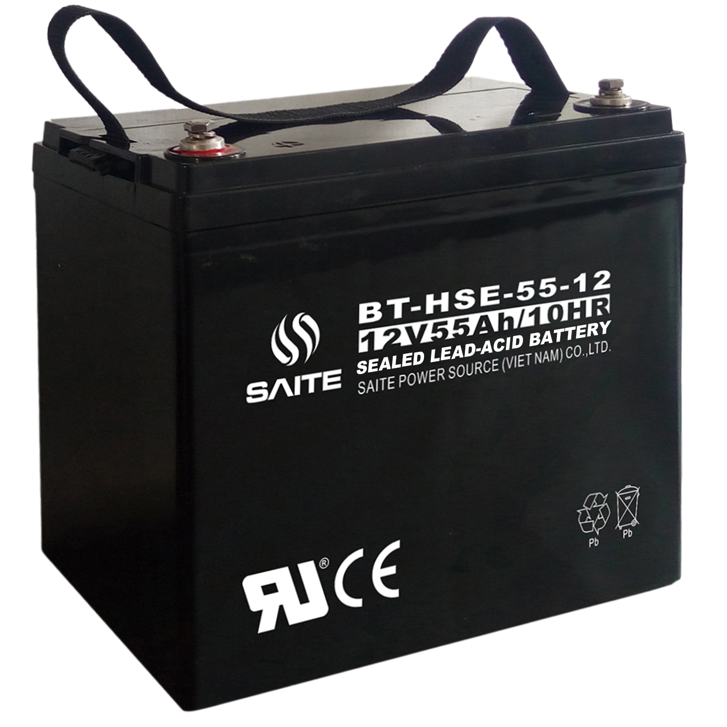 Ắc quy SAITE BT-HSE-55-12 12V 55AH Ắc quy SAITE BT-HSE-55-12 12V 55AH