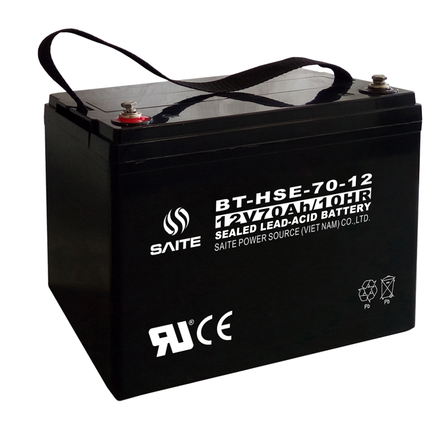 Ắc quy SAITE BT-HSE-70-12 12V 70AH Ắc quy SAITE BT-HSE-70-12 12V 70AH