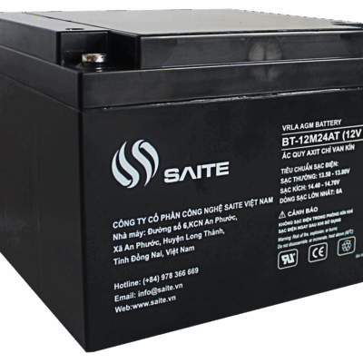 Ắc quy SAITE BT-12M24AT(W) 12V 24AH