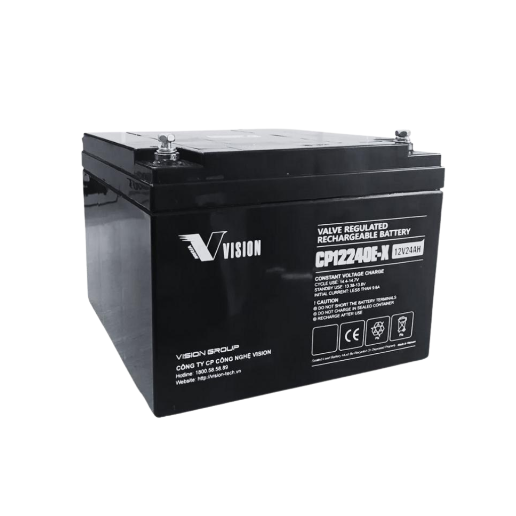 Ắc Quy Vision 12V 24Ah CP12240E-X Ắc Quy Vision 12V 24Ah CP12240E-X
