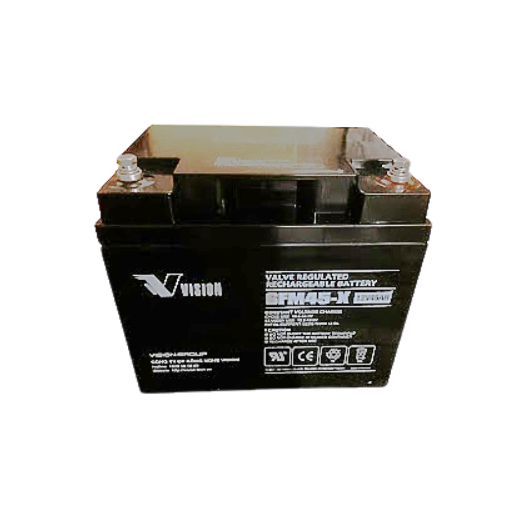 Ắc Quy Vision 12V 45Ah 6FM45-X Ắc Quy Vision 12V 45Ah 6FM45-X
