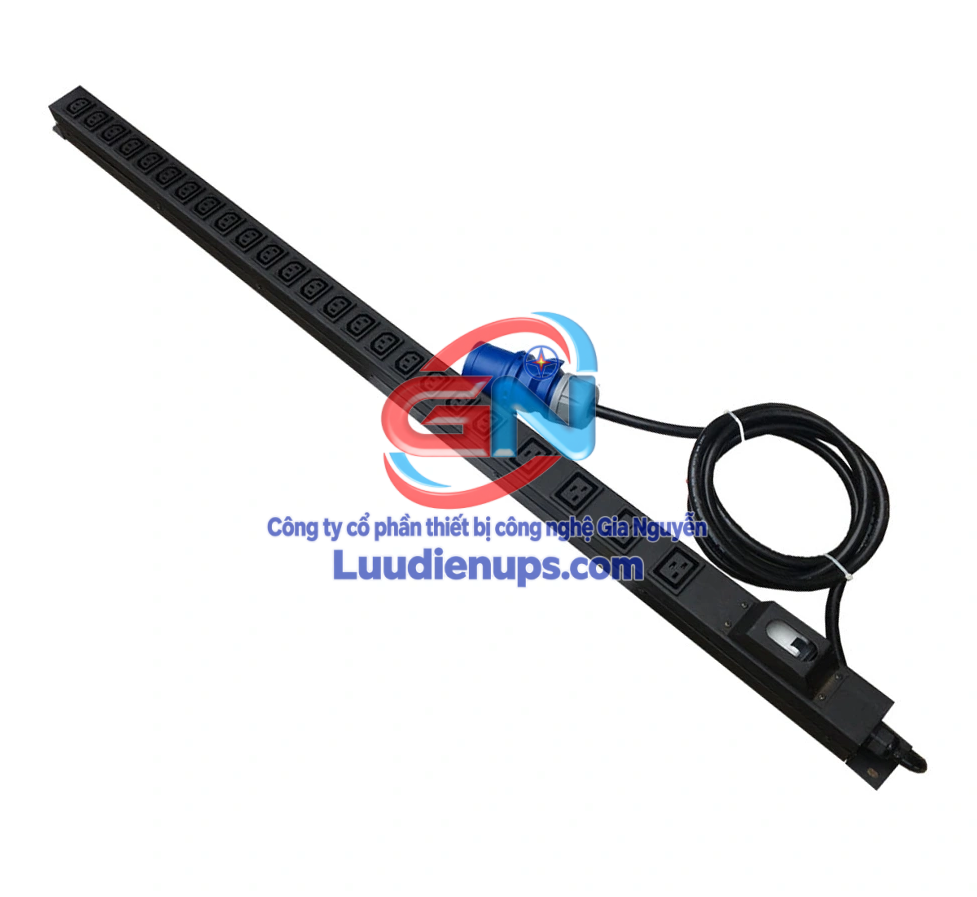 Thanh nguồn PDU 6 ổ cắm 3 chân - lắp tủ Rack Thanh nguồn PDU 6 ổ cắm 3 chân - lắp tủ Rack